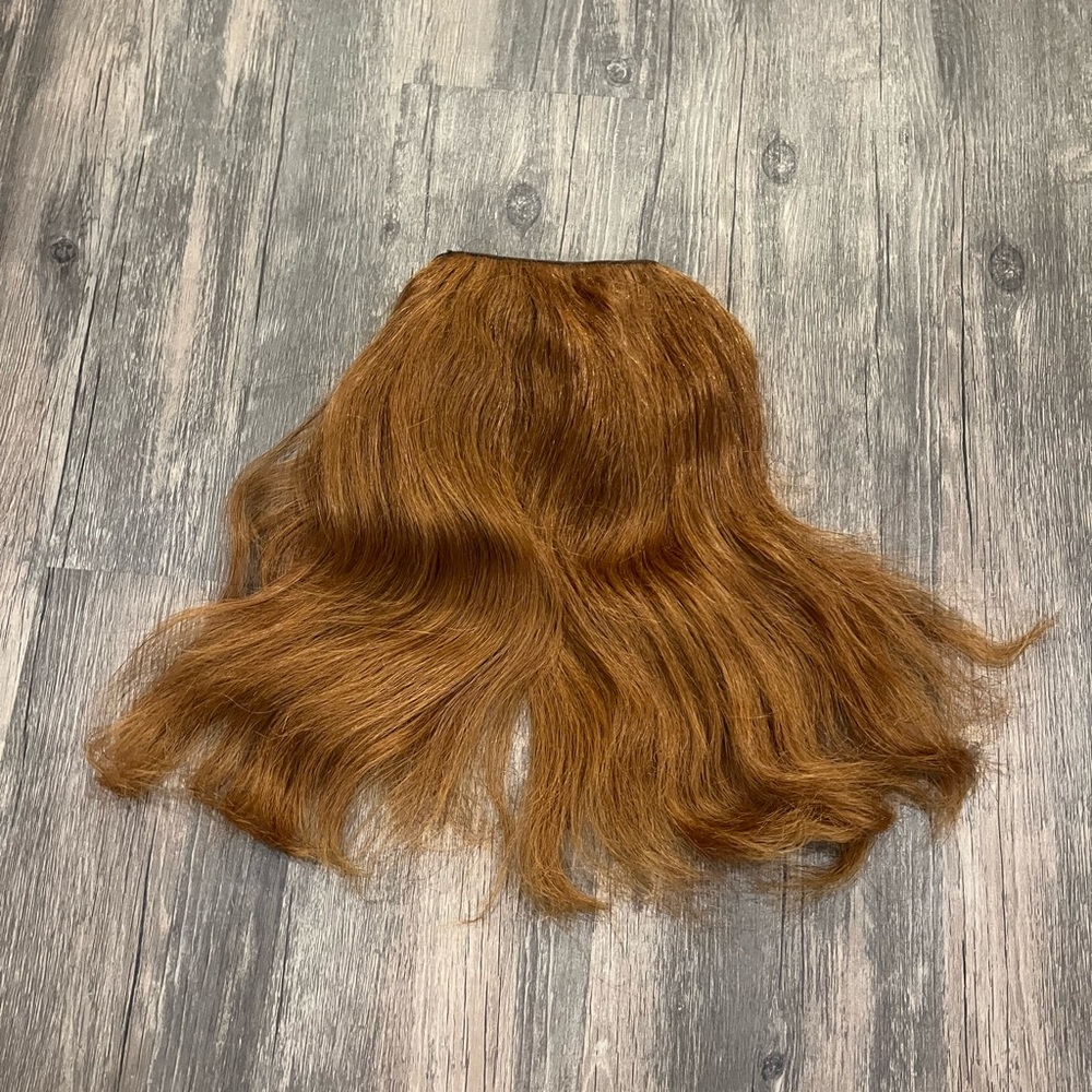 Luxy hair Halo extension 12” Natural Red